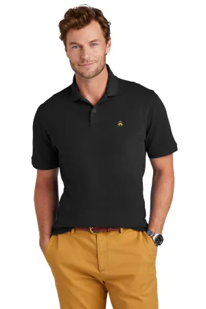 Brooks Brothers Herren Polohemd mit kurzen Ärmeln - Tiefschwarz