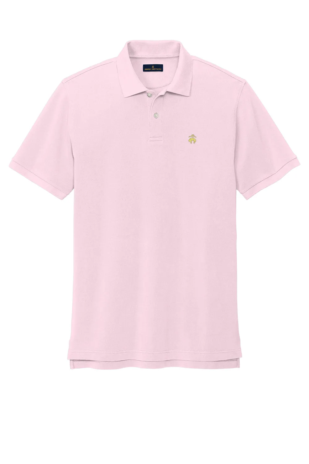 Brooks Brothers Herren Polohemd mit kurzen Ärmeln - Perlrosa
