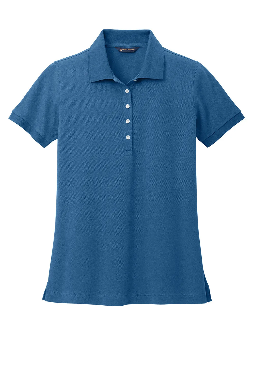 Brooks Brothers Damen Polohemd mit kurzen Ärmeln - Charter Blau