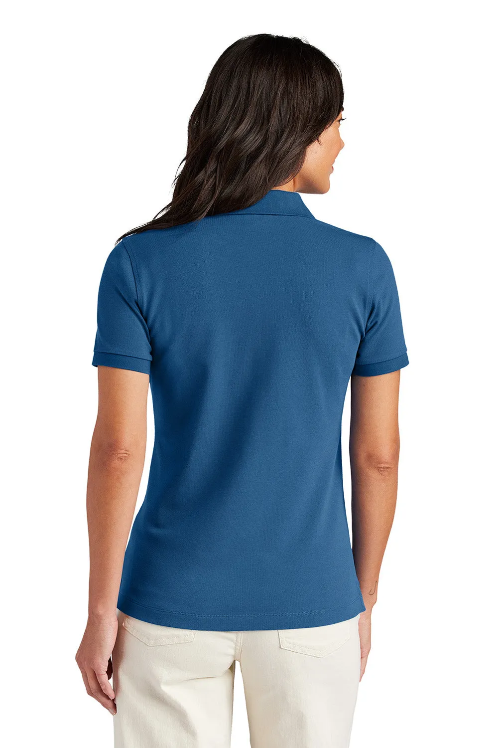 Brooks Brothers Damen Polohemd mit kurzen Ärmeln - Charter Blau