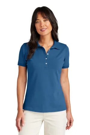 Brooks Brothers Damen Polohemd mit kurzen Ärmeln - Charter Blau