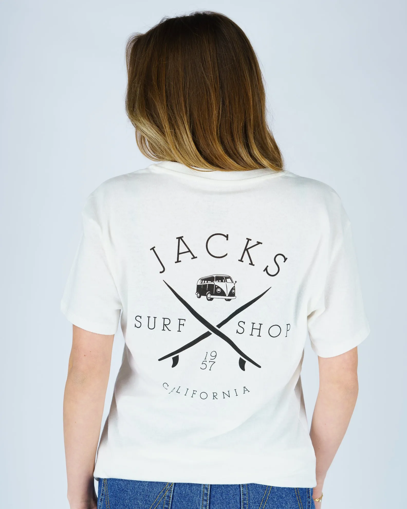 Bushaltestelle S/S Tee - Weiß