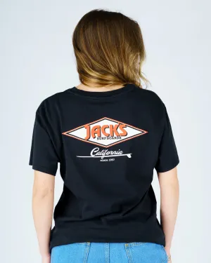 Cal Diamond S/S T-Shirt - Schwarz