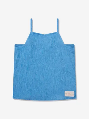 Calvin Klein Mädchen Crinkle Trägertop in Blau