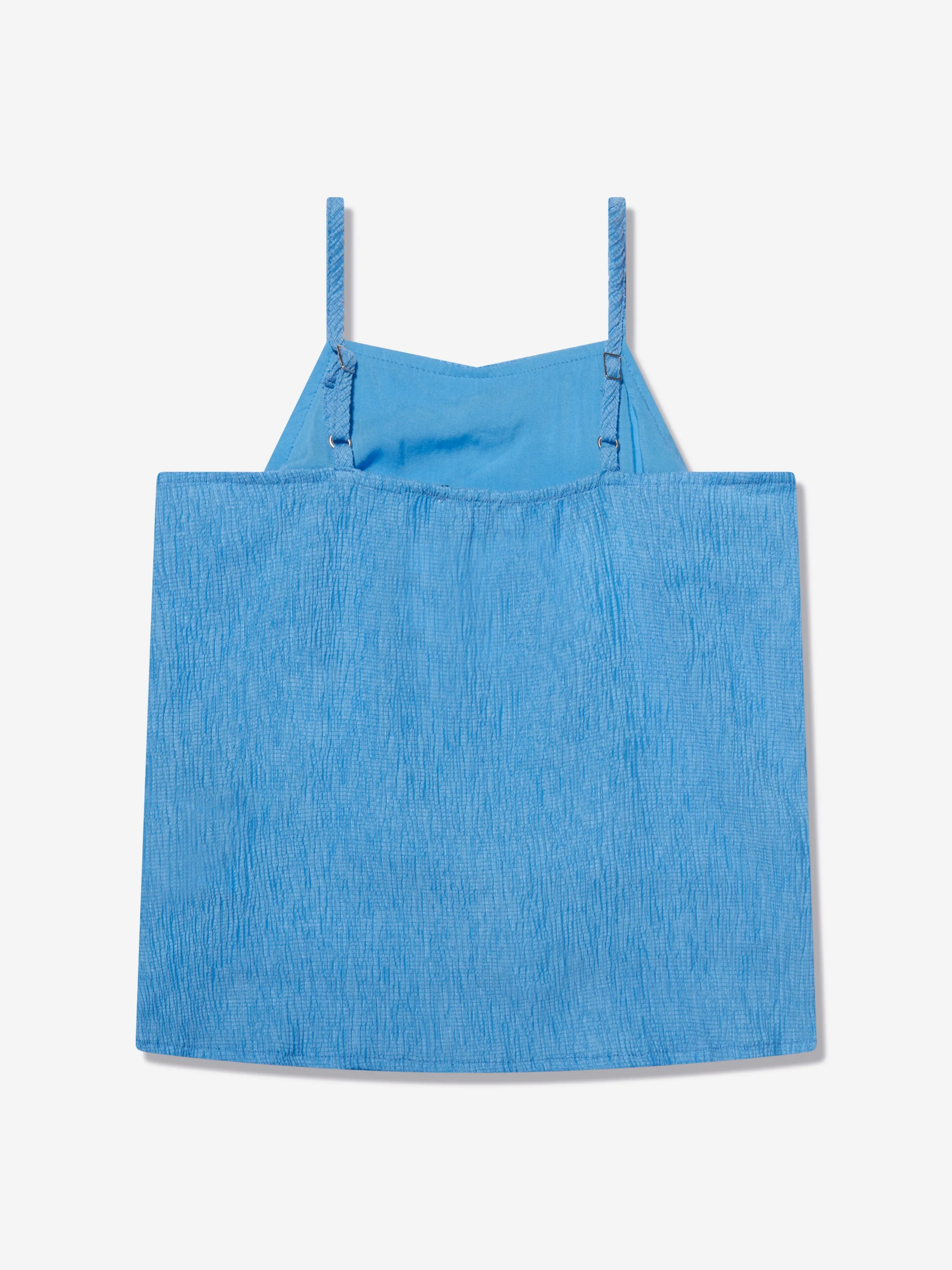 Calvin Klein Mädchen Crinkle Trägertop in Blau