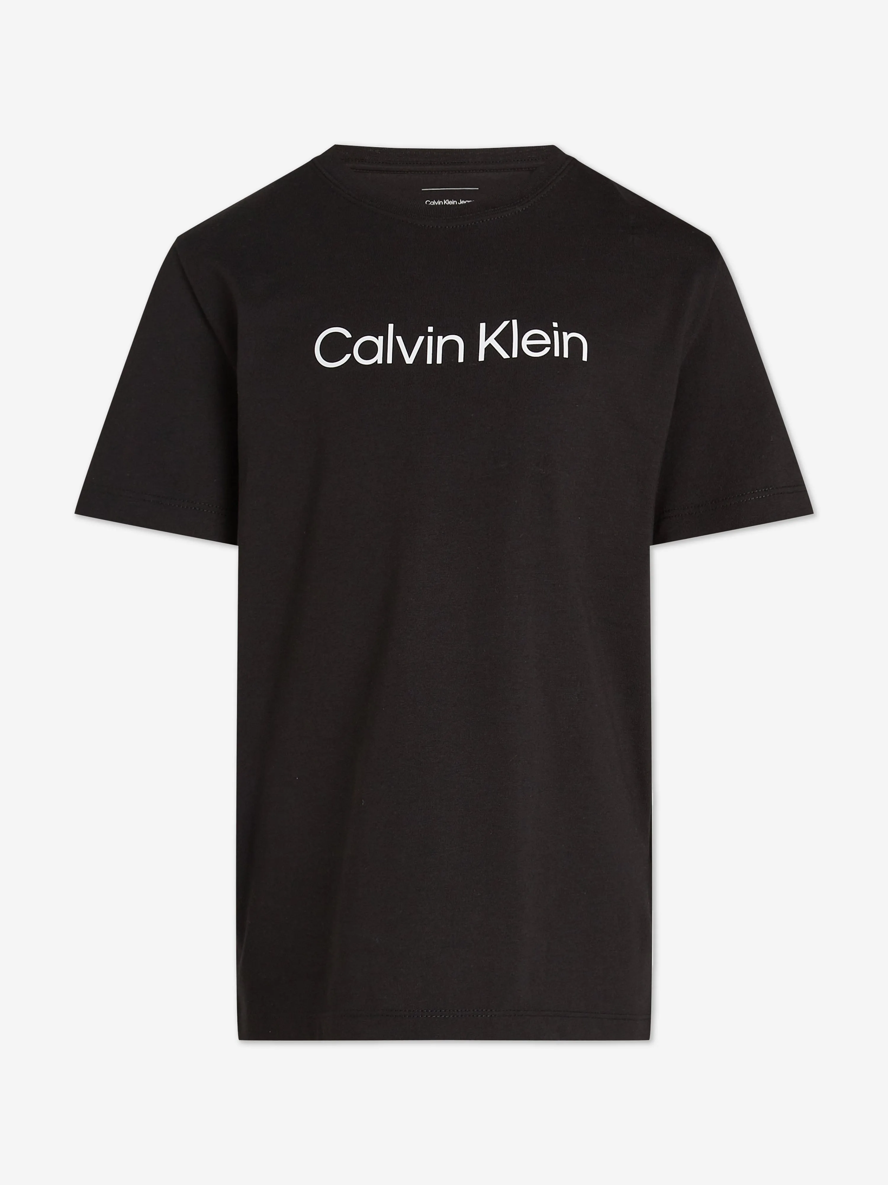 Calvin Klein Kids Logo T-Shirt in Schwarz