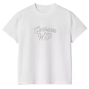 Carhartt WIP Damen S/S Sonnenblumen T-Shirt Weiß