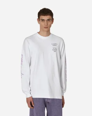 Cauleen Smith Langarm-T-Shirt mit weiter Passform in Weiß
