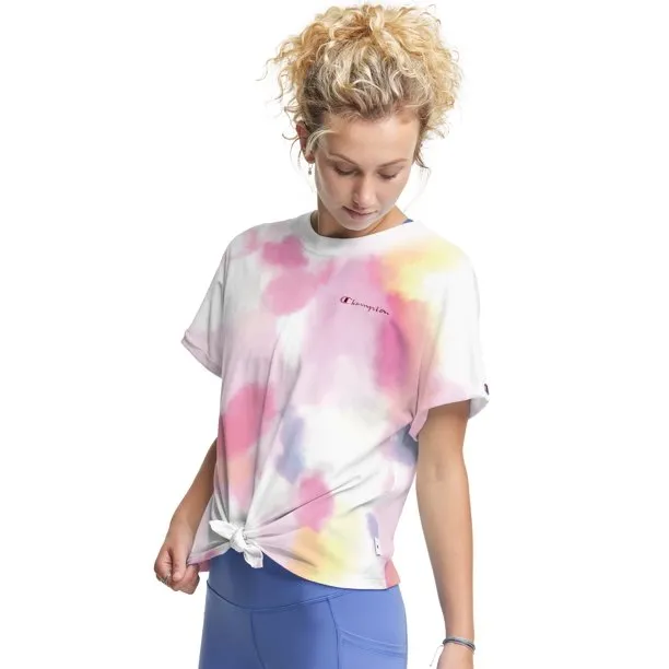 Champion W Vorne gebundenes T-Shirt