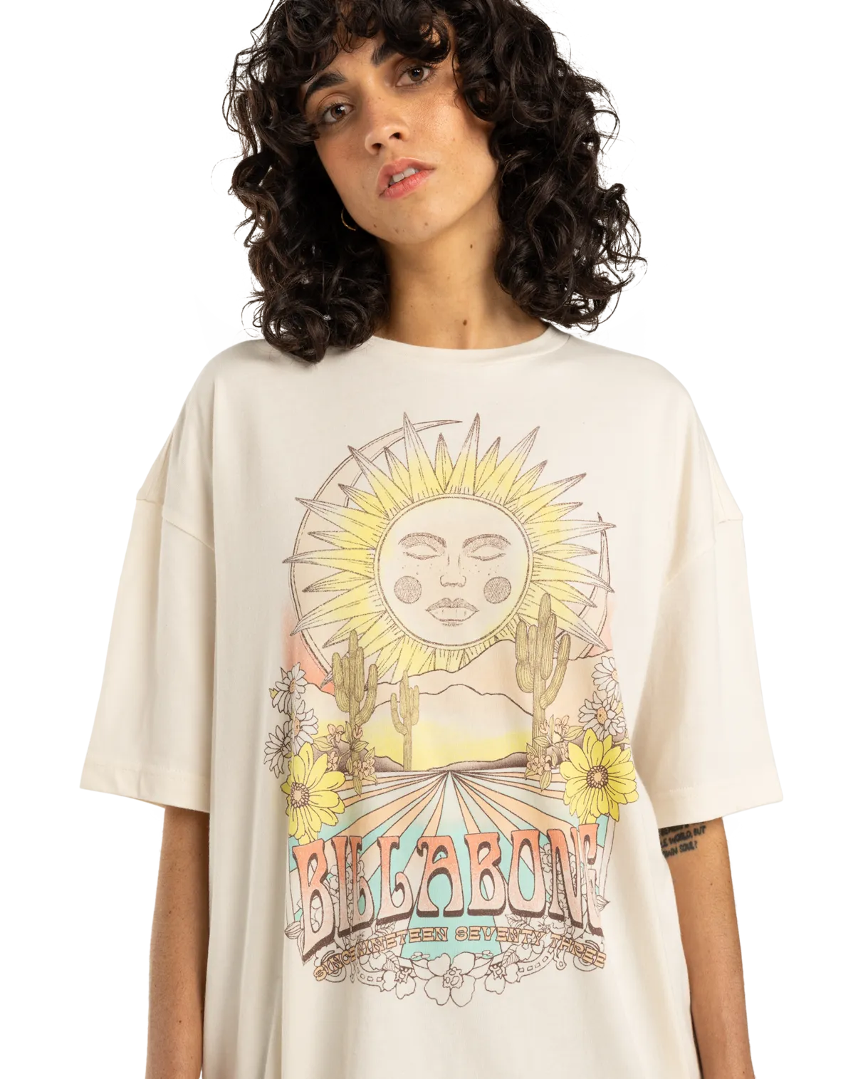 Chasin Sunshine T-Shirt in Salzkristall