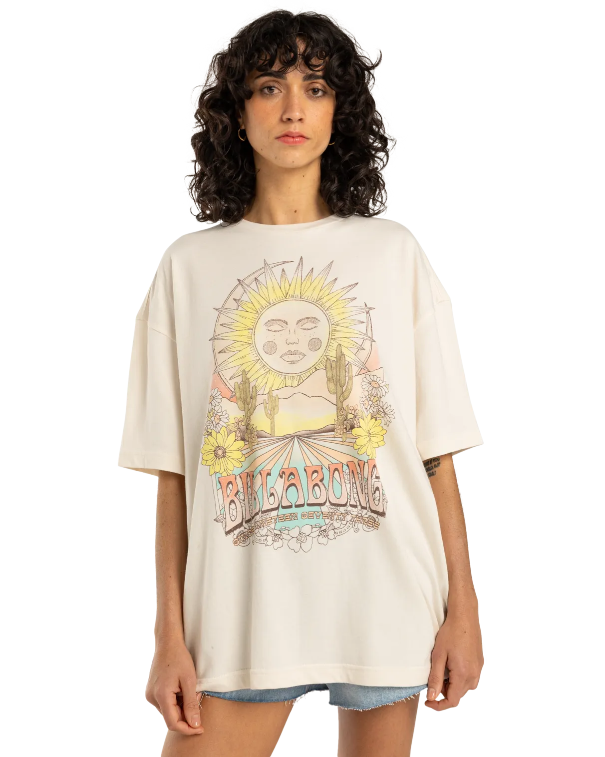 Chasin Sunshine T-Shirt in Salzkristall