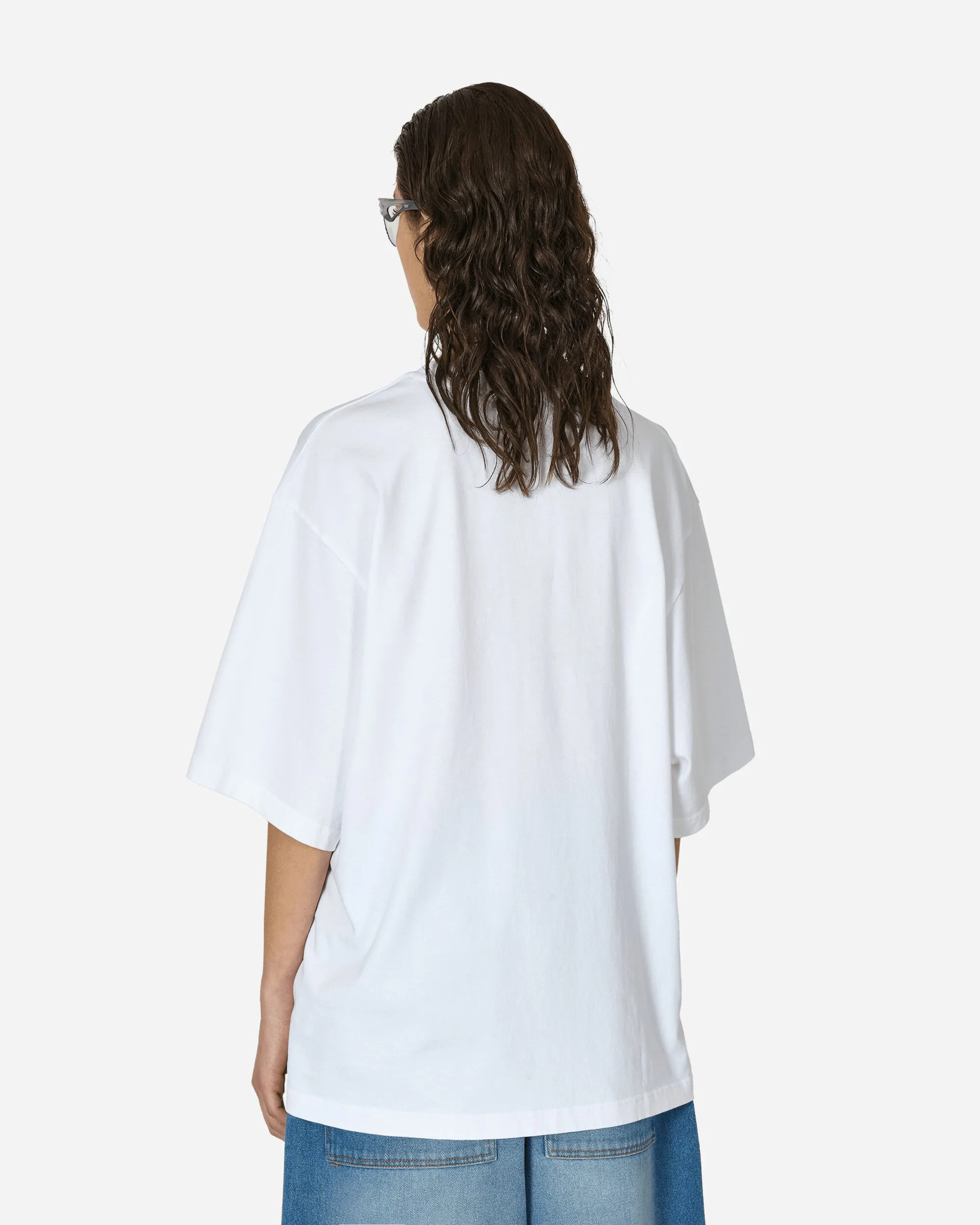 Schickes Übergroßes T-Shirt Weiß