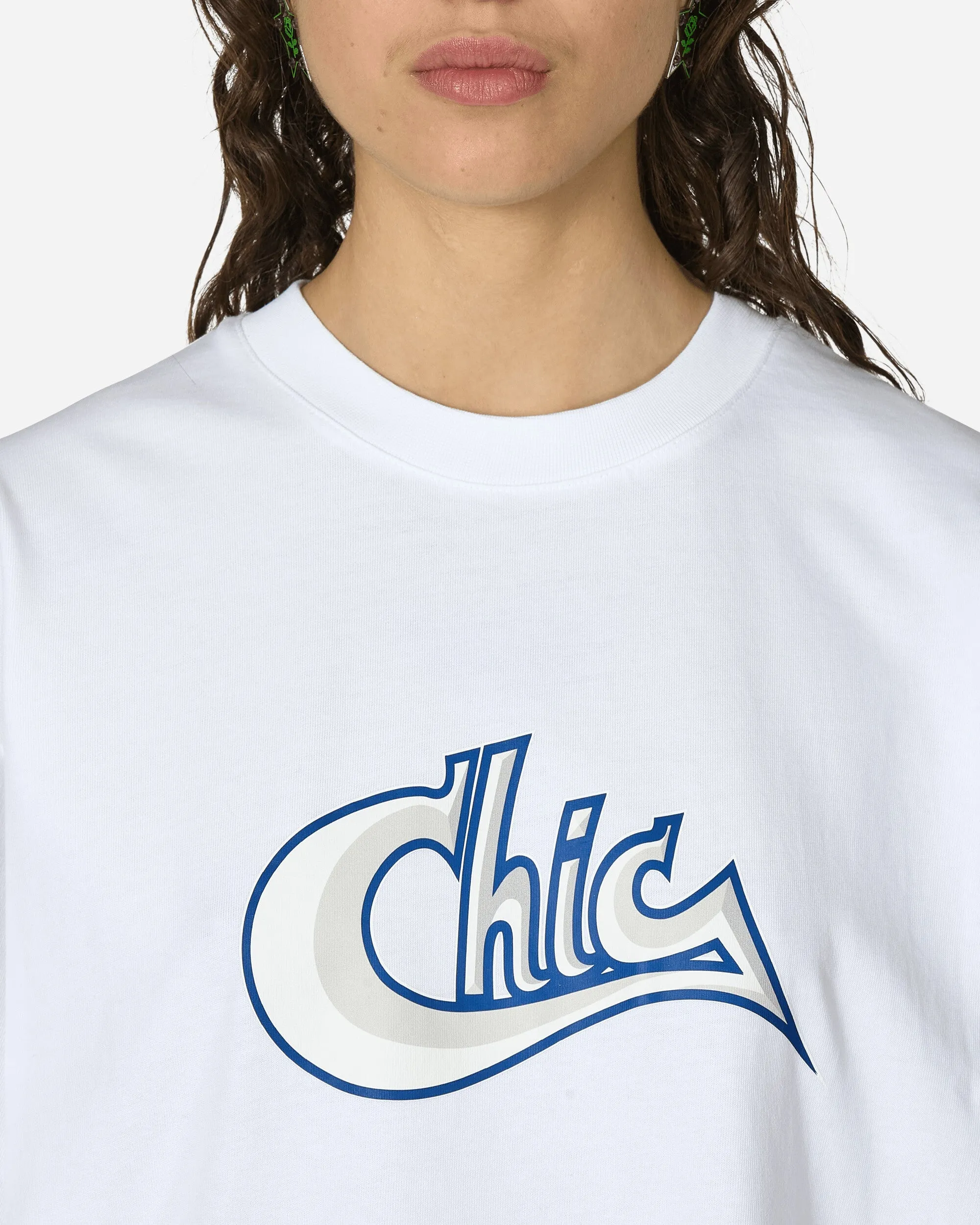 Schickes Übergroßes T-Shirt Weiß