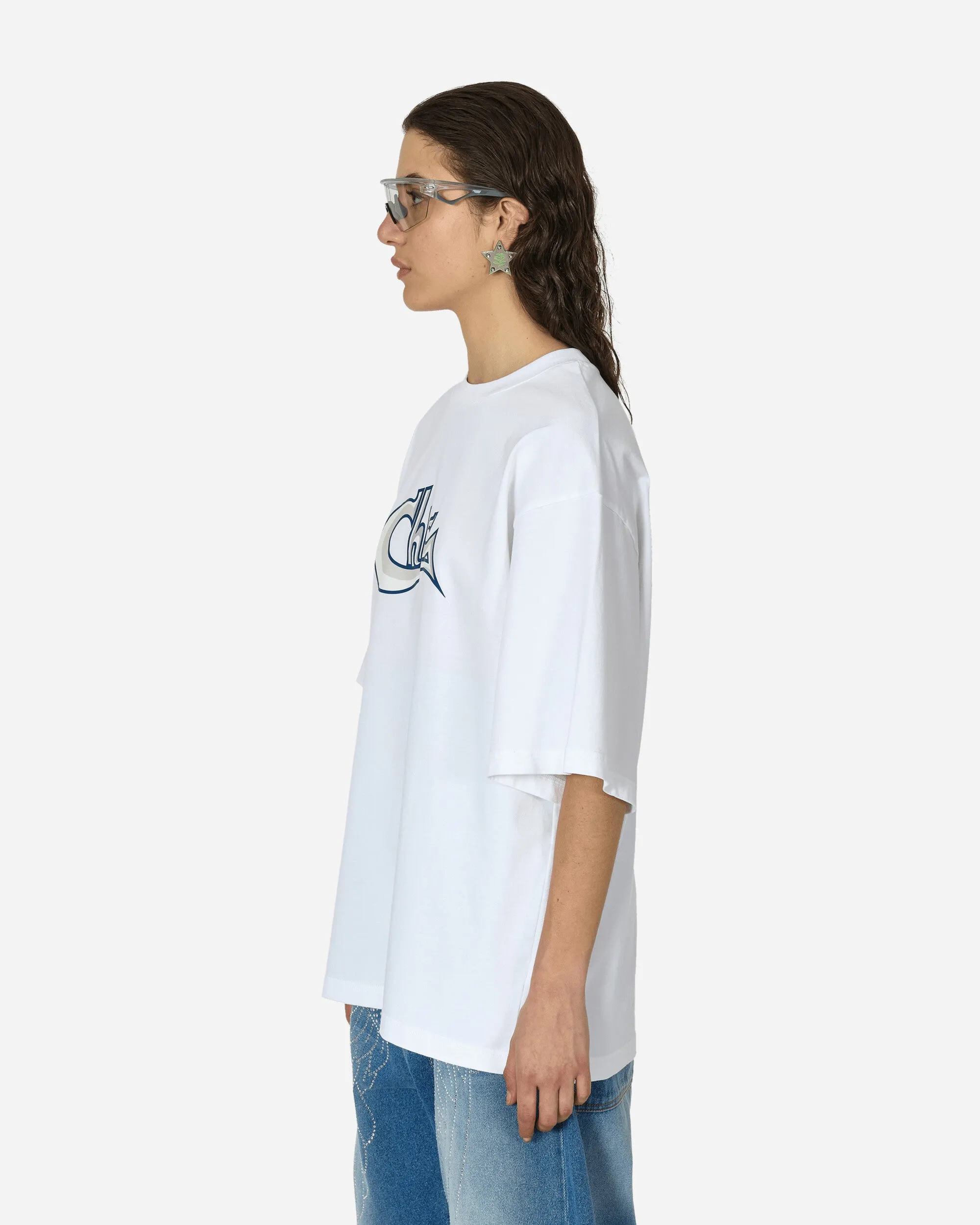 Schickes Übergroßes T-Shirt Weiß