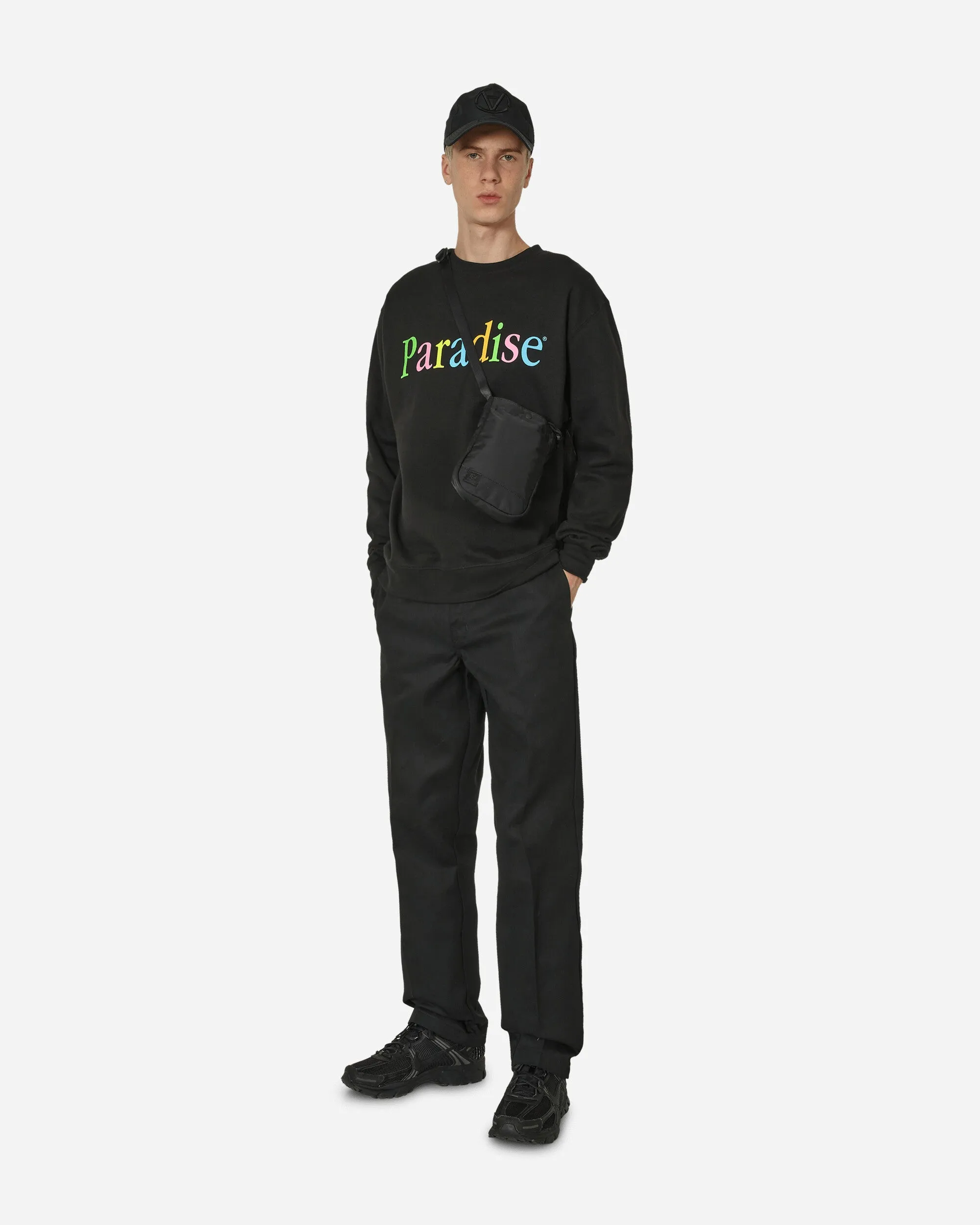 Farben Logo Crewneck Sweatshirt Schwarz