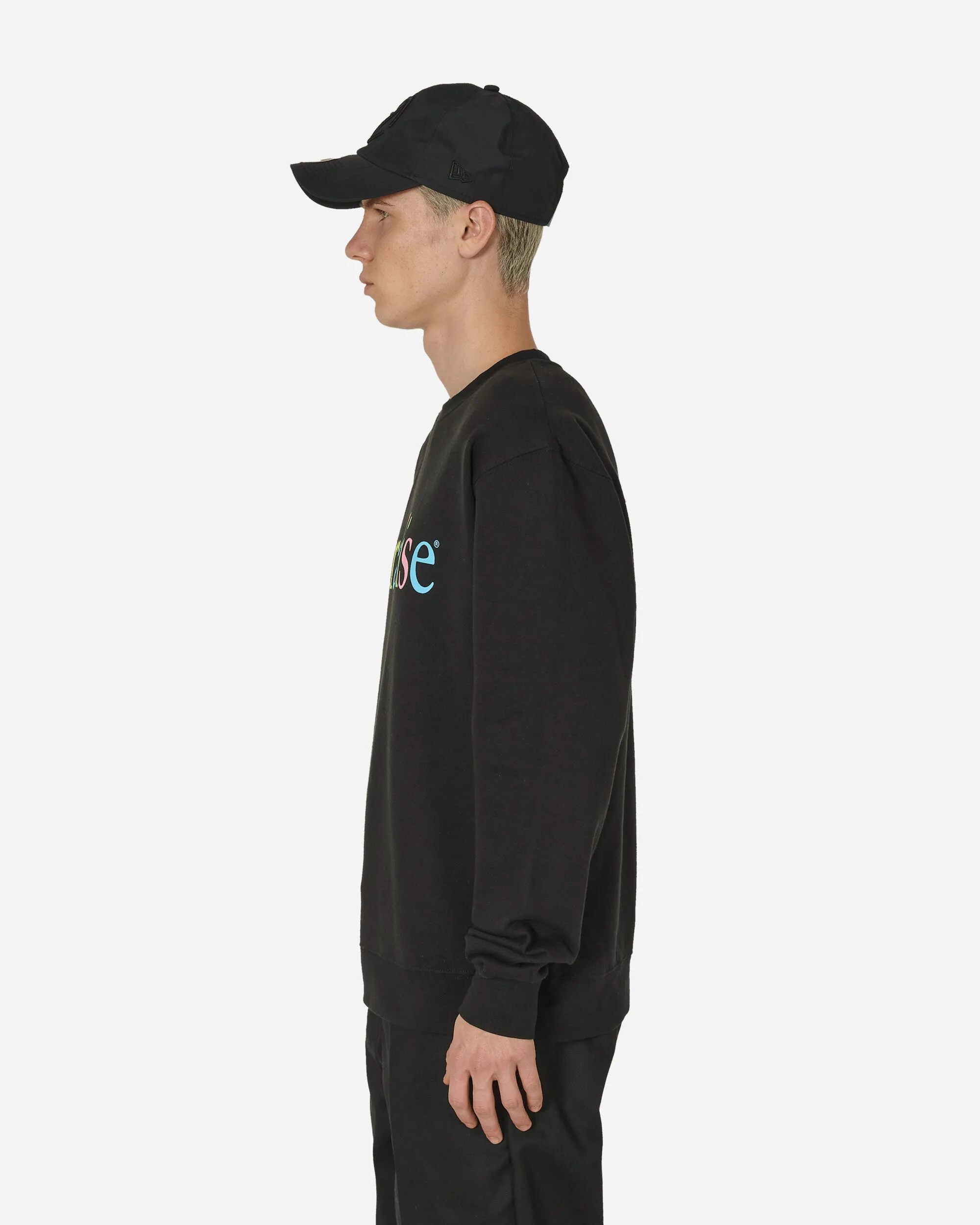 Farben Logo Crewneck Sweatshirt Schwarz