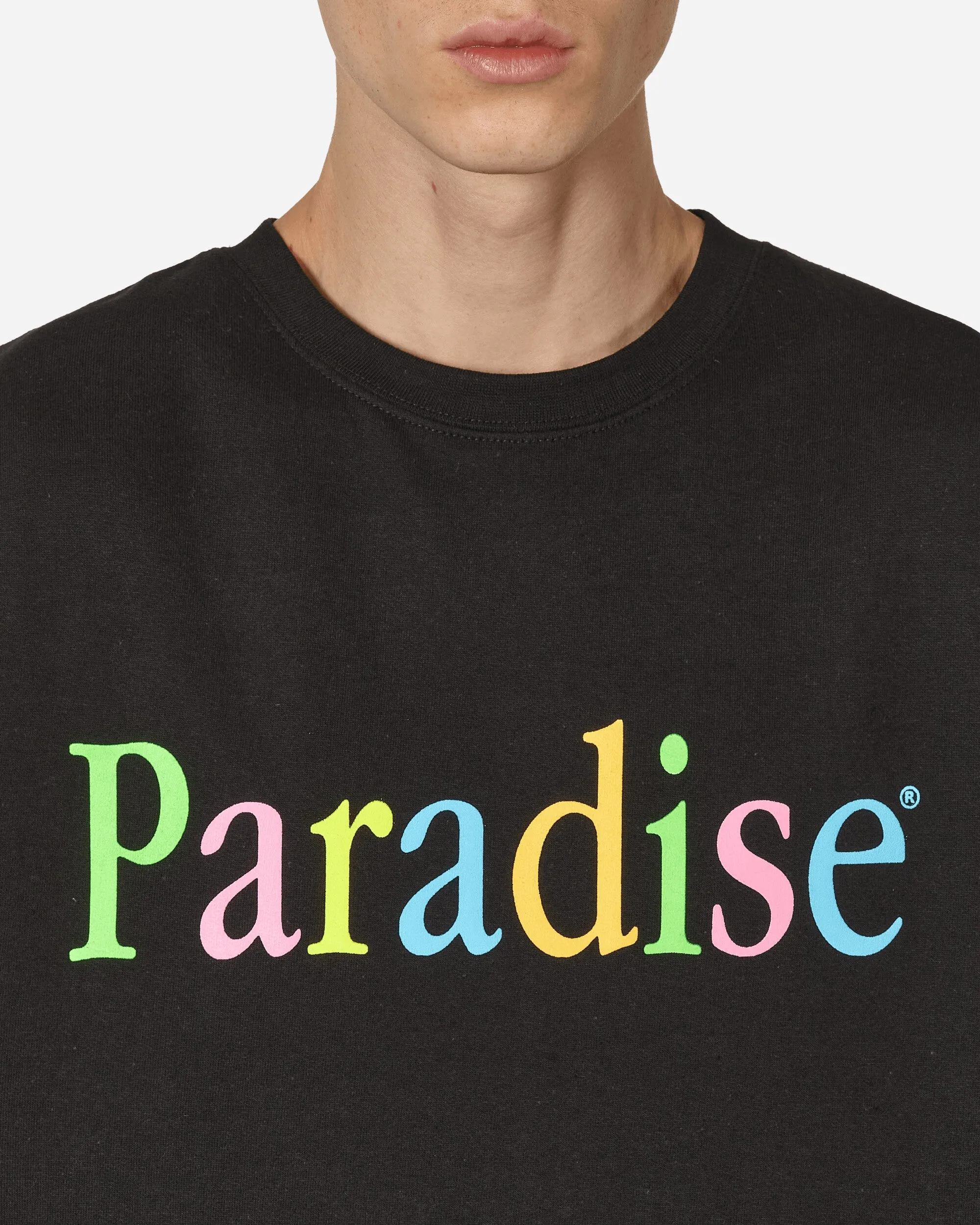Farben Logo Crewneck Sweatshirt Schwarz