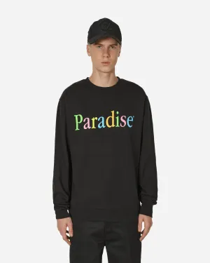 Farben Logo Crewneck Sweatshirt Schwarz