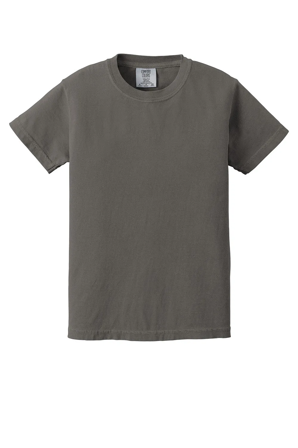 Comfort Colors Jugend Kurzarm Rundhals T-Shirt - Grau