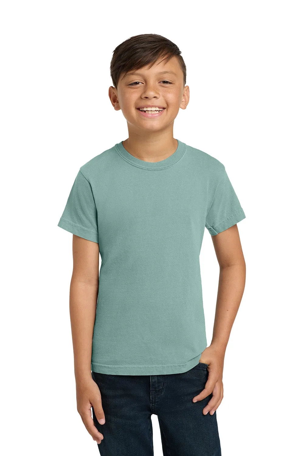 Comfort Colors Jugendliches Kurzarm-Crewneck-T-Shirt - Seegrün