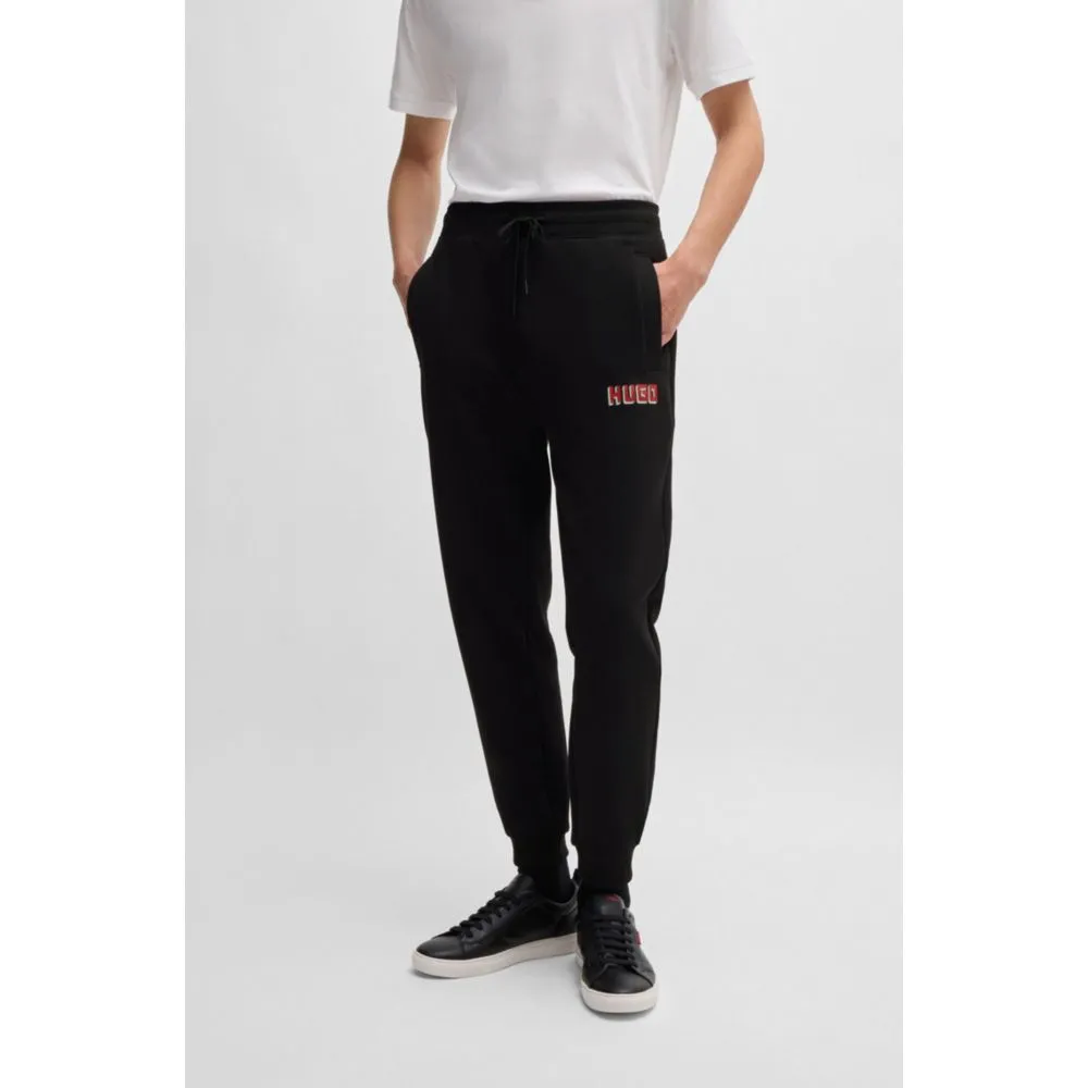Baumwoll-Frottee-Jogginghose mit Logo-Print