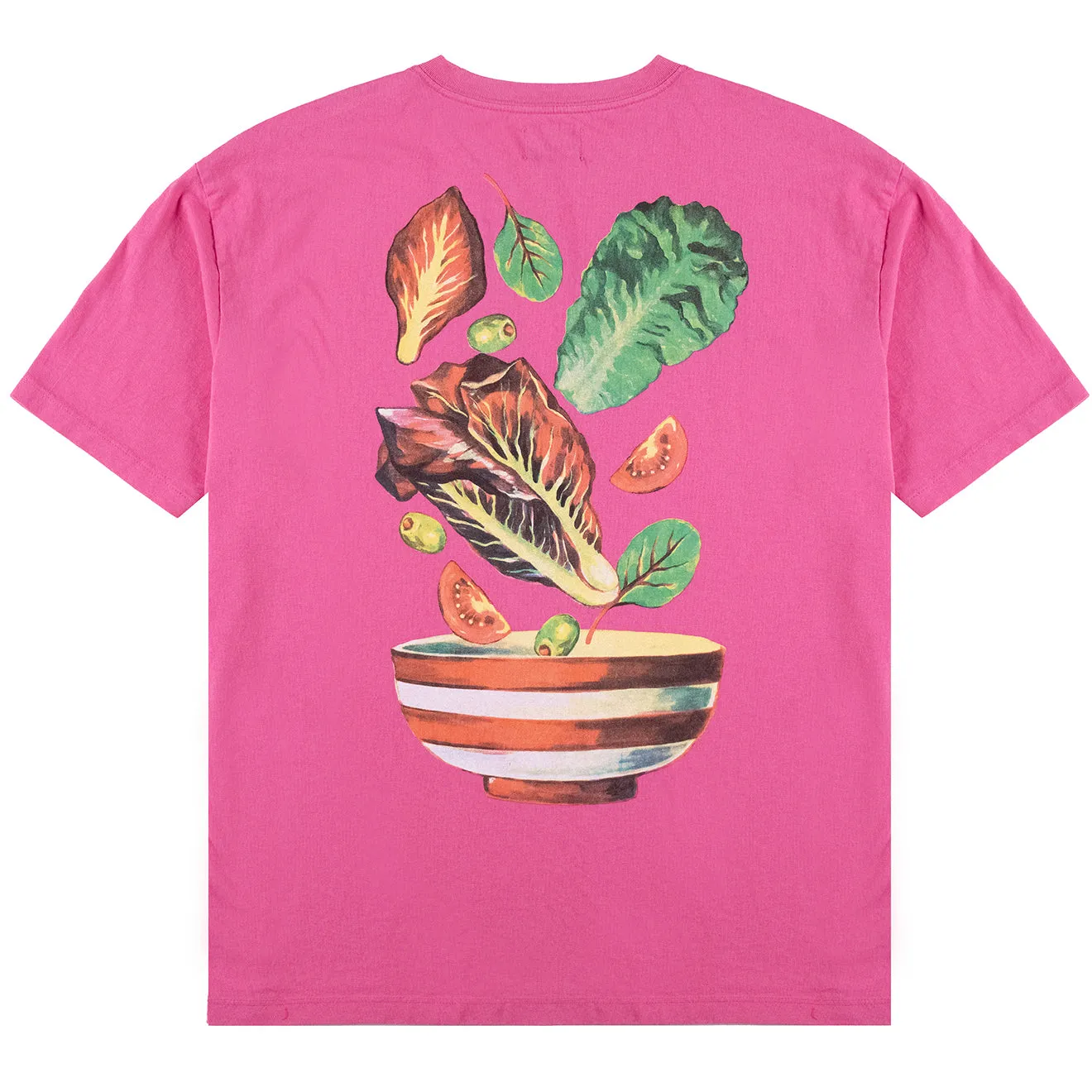 Damson Madder Salat Freund T-Shirt Pink