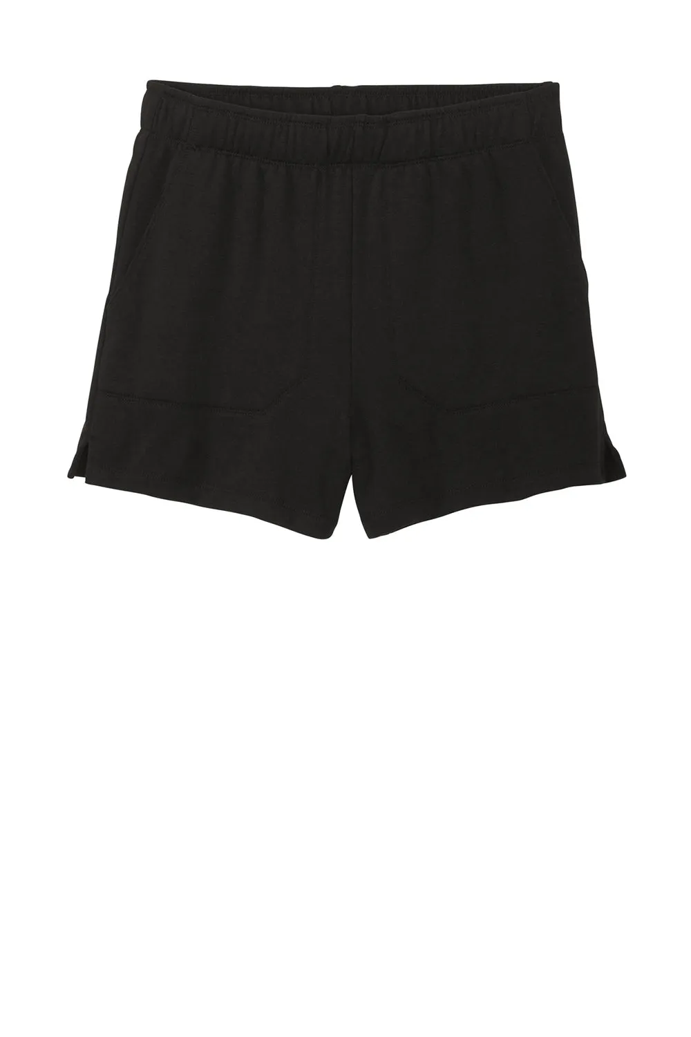 District Damen Perfekte Tri-Fleece Shorts mit Taschen - Schwarz
