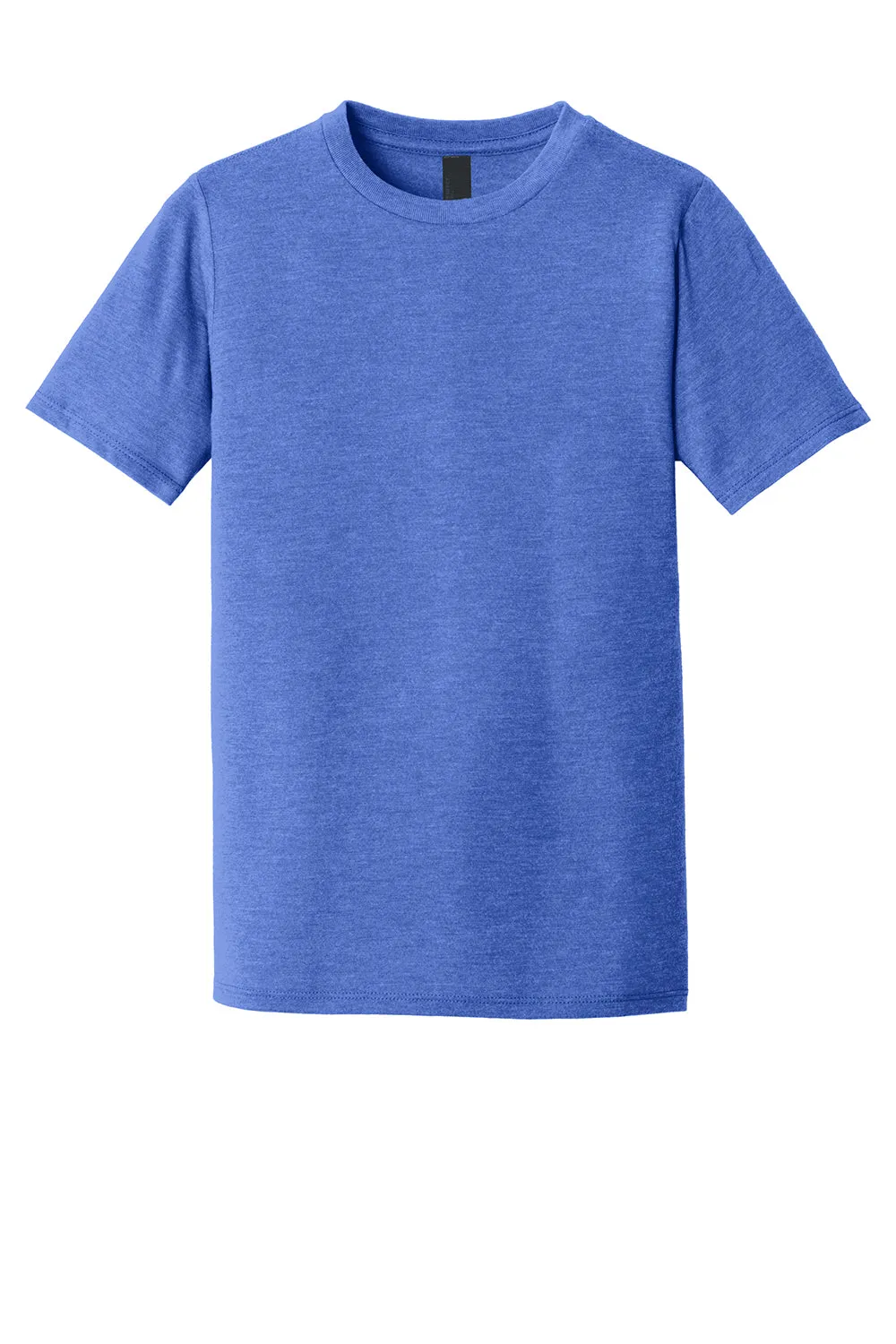 District Youth Perfektes Tri-Kurzarm-Crewneck-T-Shirt - Royal Blue Frost