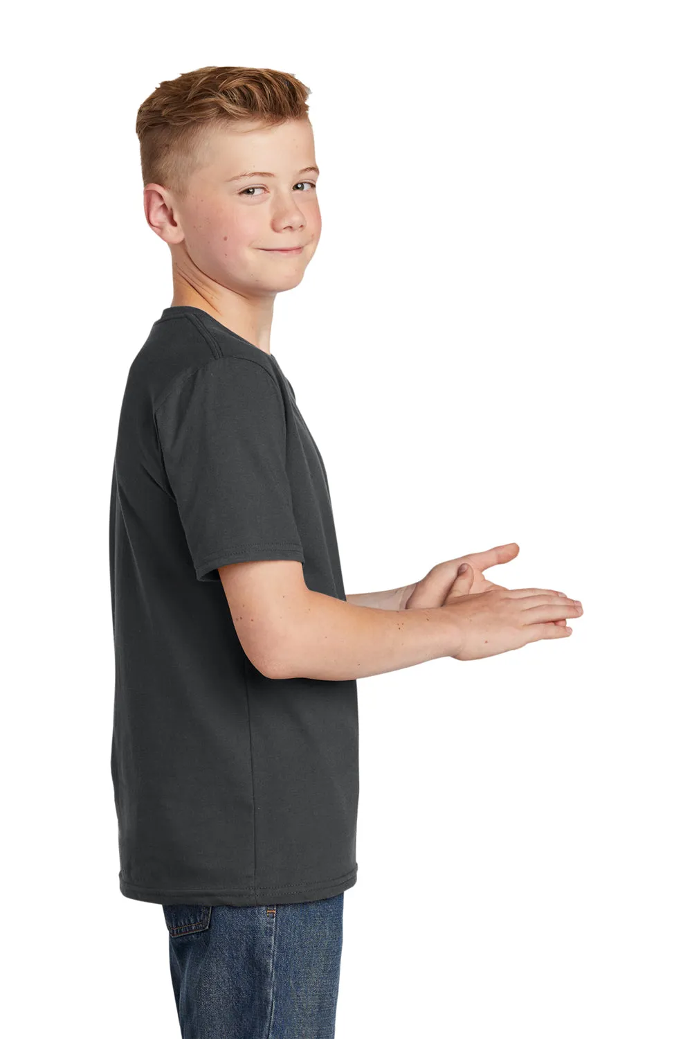 District Youth Wichtiges Kurzarm-Rundhals-T-Shirt - Anthrazitgrau