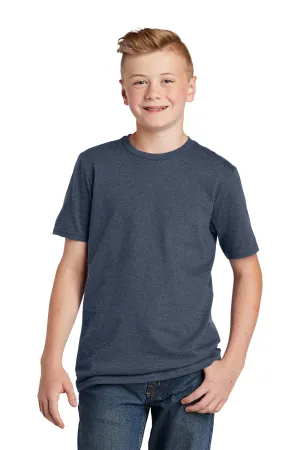 District Youth Wichtiges Kurzarm-Rundhals-T-Shirt - Meliertes Marineblau