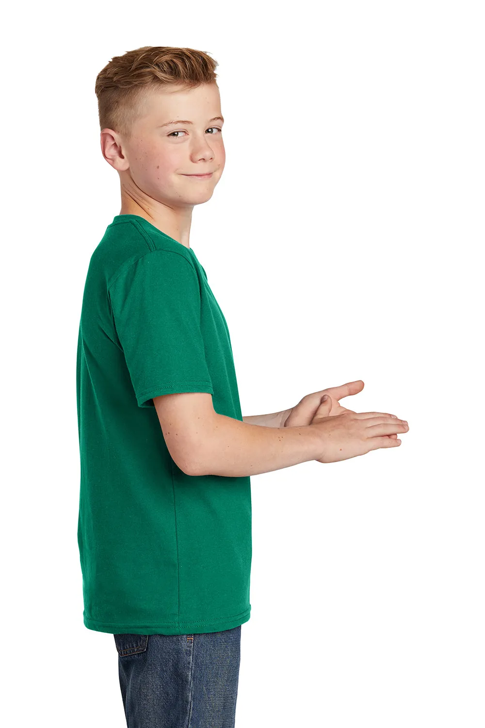 District Youth Wichtiges Kurzarm-Rundhals-T-Shirt - Juwelengrün