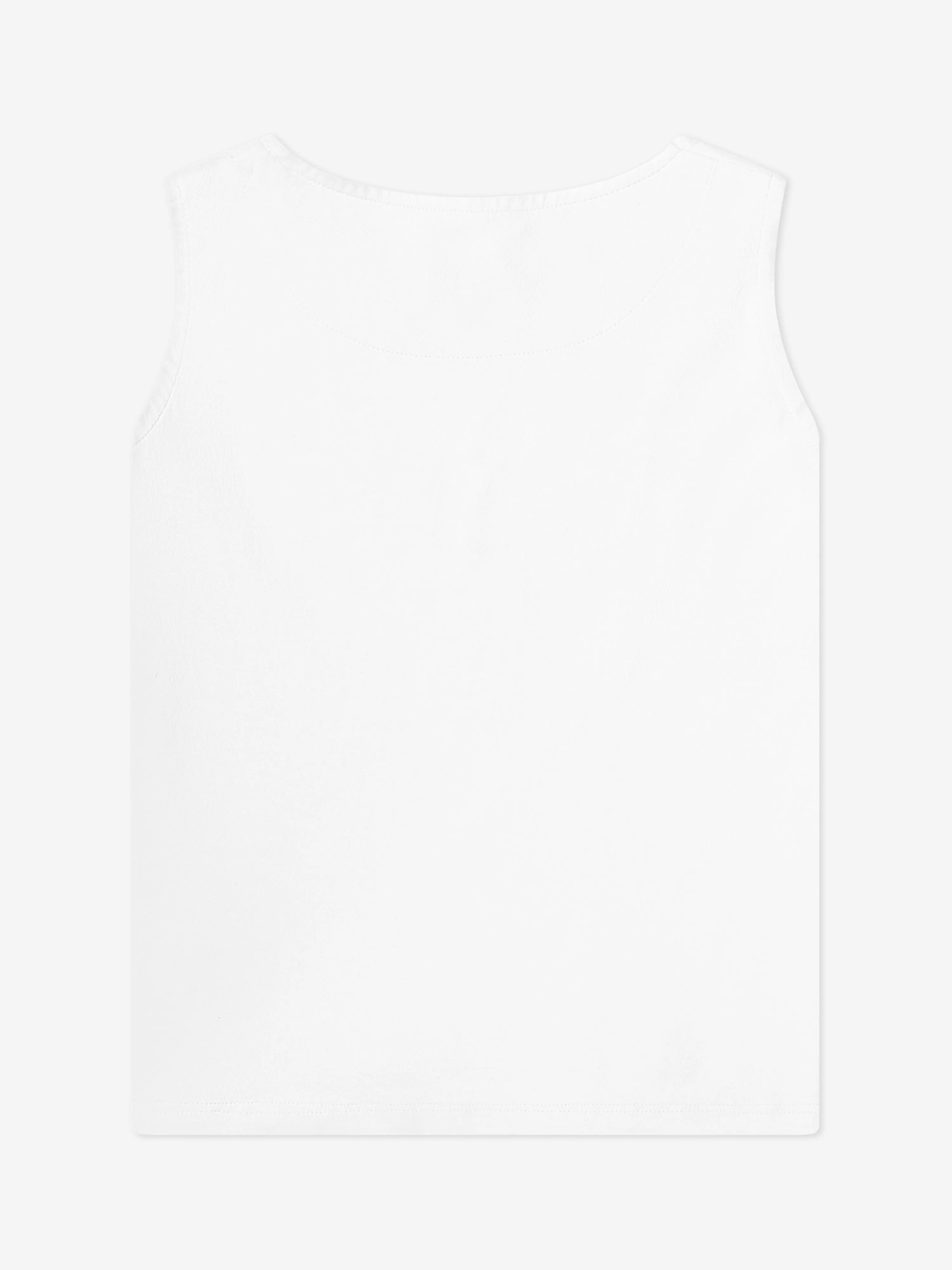 DL1961 Mädchen Marcie Logo Tanktop in Weiß