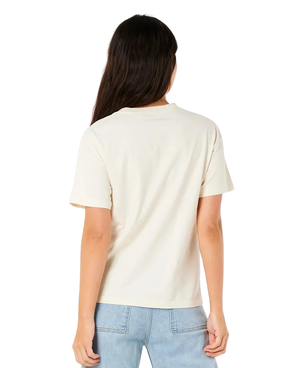 Dune Dancer Entspanntes T-Shirt in Beige