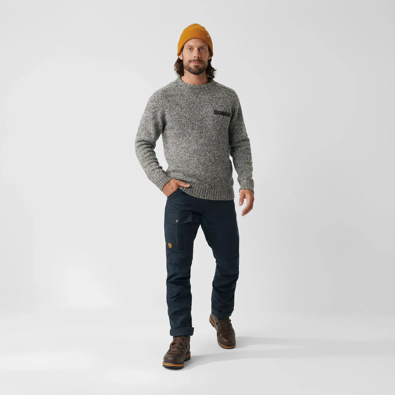 Fjallraven Nils Hose Lang Dunkelblau