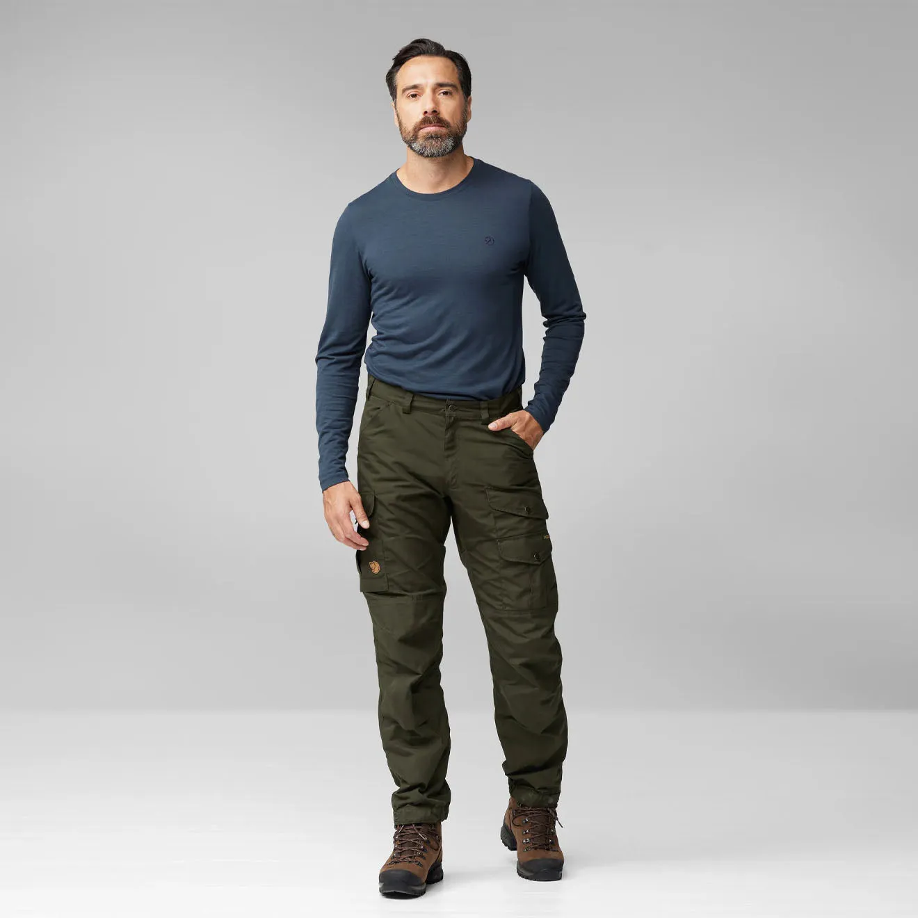 Fjallraven Vidda Pro Hose Regular Dunkeloliv-Schwarz
