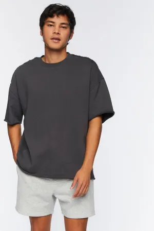 Forever 21 Herren Heathered Bundshorts Heathered Grau Forever 21