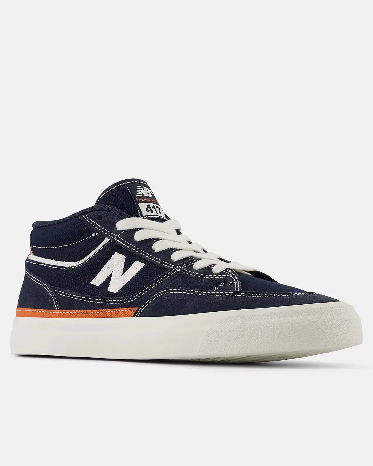 Franky Villani 417 Signature Schuhe in Marineblau & Orange