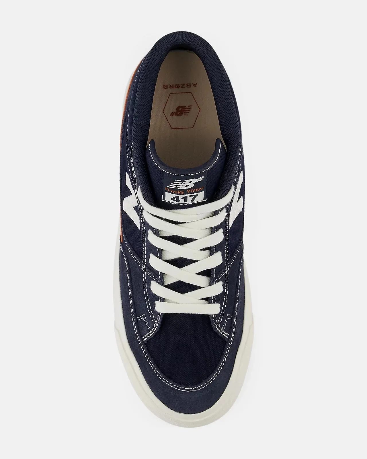 Franky Villani 417 Signature Schuhe in Marineblau & Orange