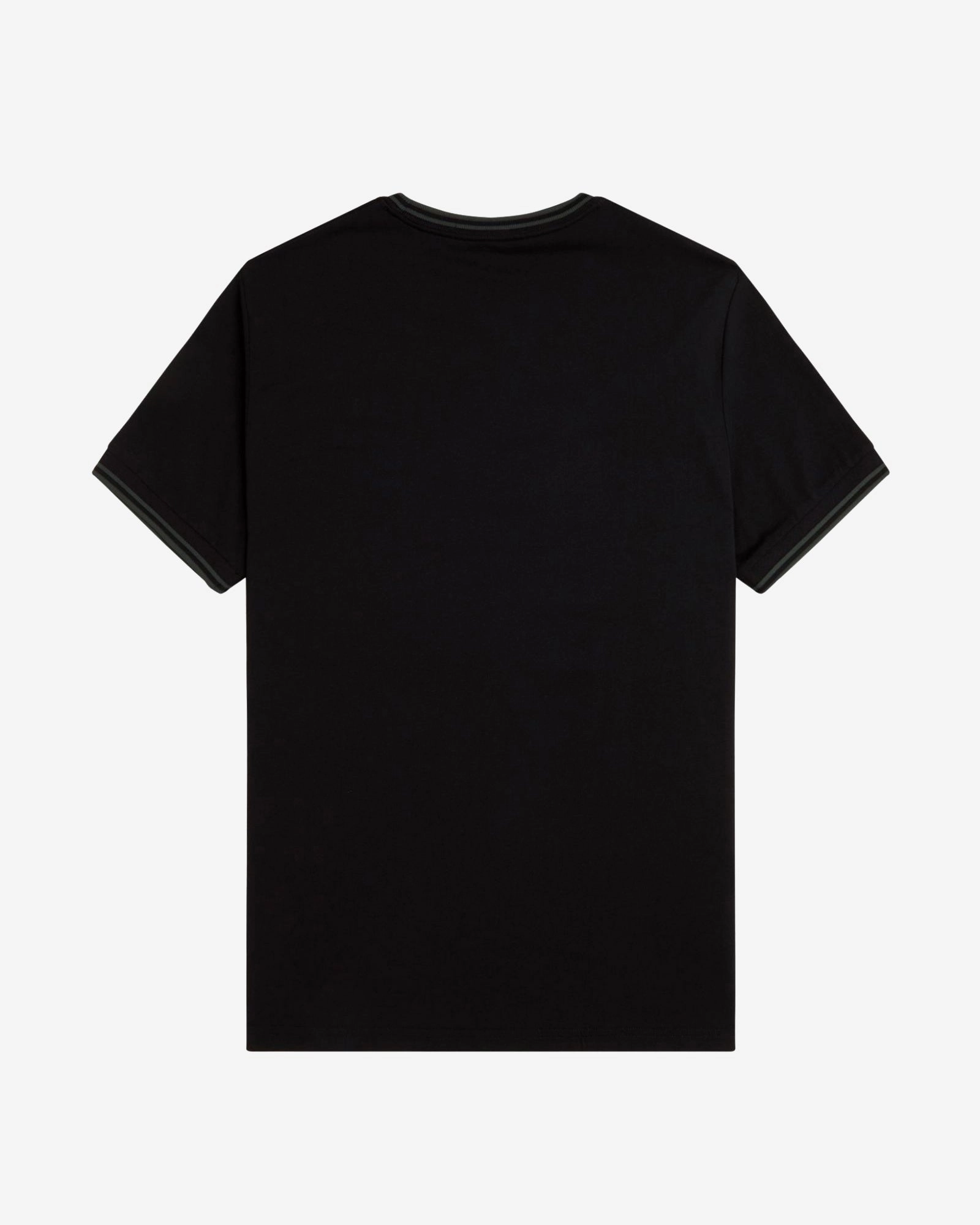 Fred Perry Twin Tipped T Shirt - Black / Court Green