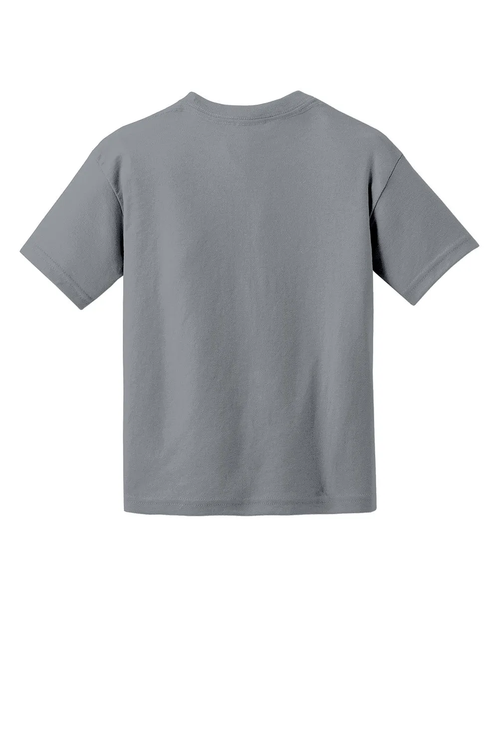 Gildan Youth DryBlend Feuchtigkeitstransportierendes Kurzarm-Crewneck-T-Shirt - Kiesgrau