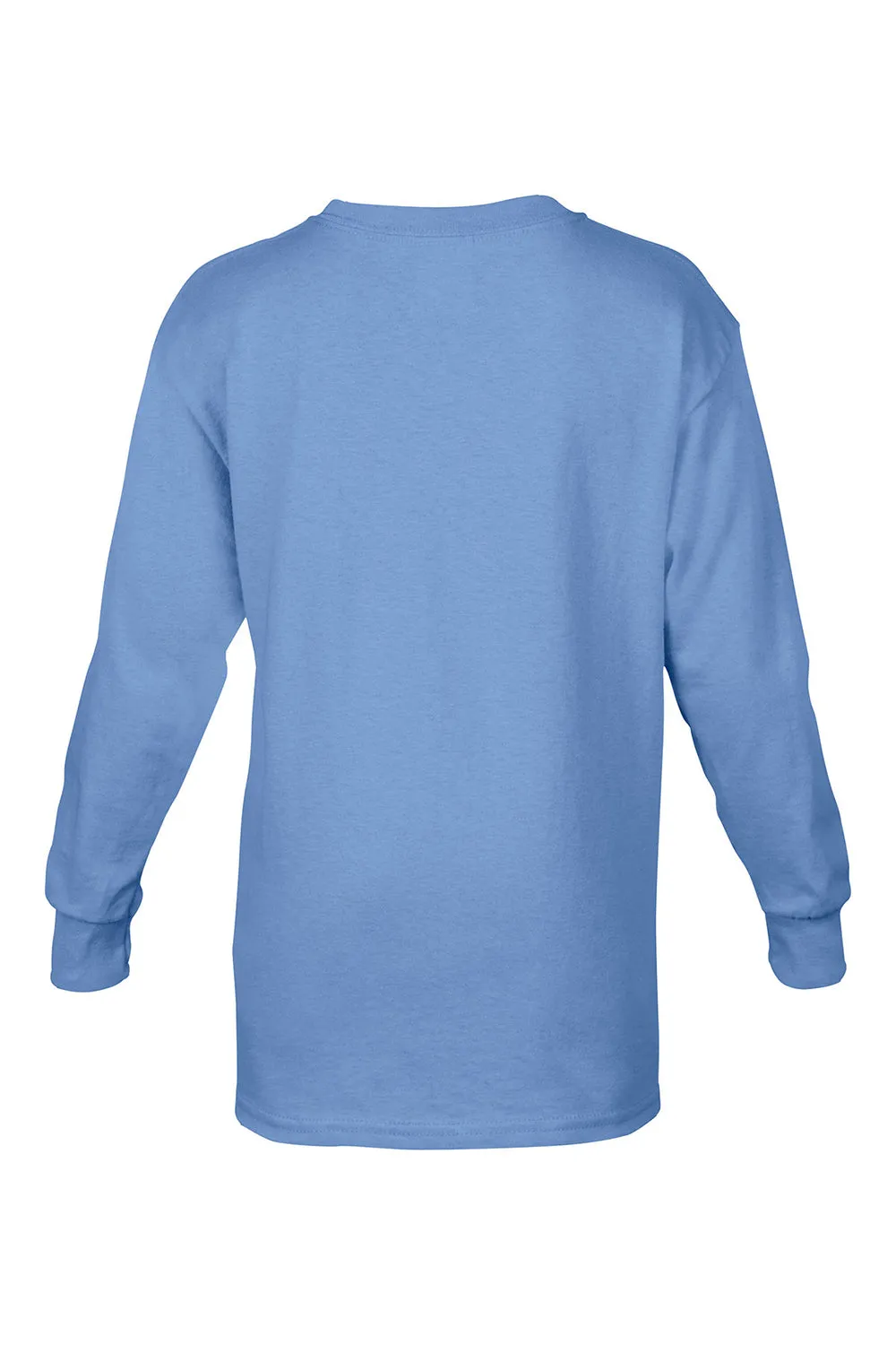 Gildan Langarm-Crewneck-T-Shirt für Jugendliche - Carolina Blau
