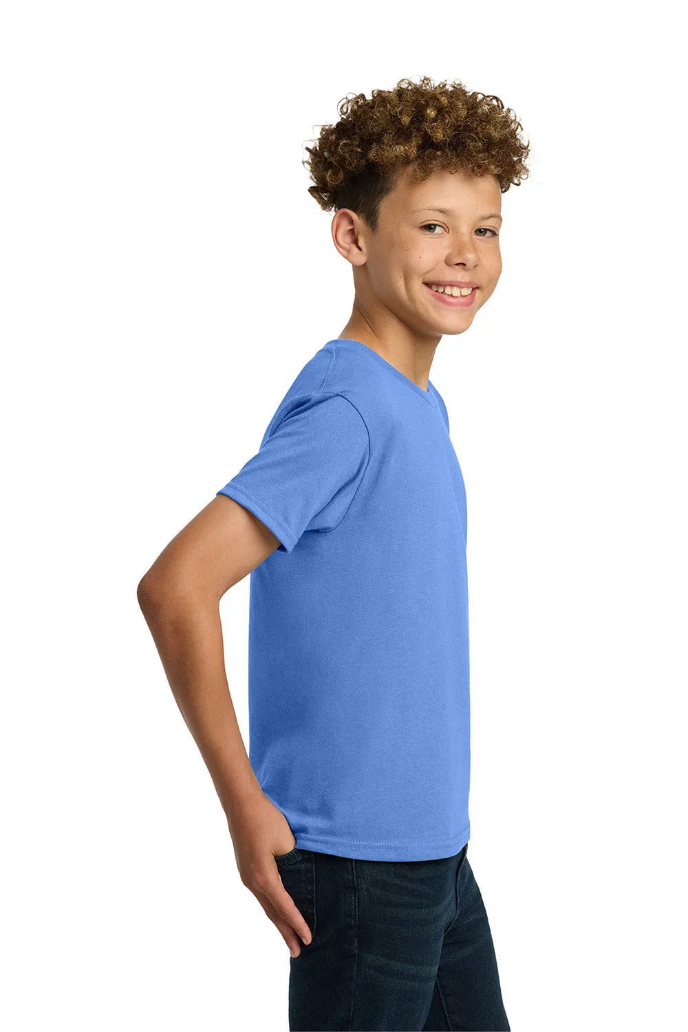 Gildan Jugend Kurzarm Rundhals T-Shirt - Carolina Blau