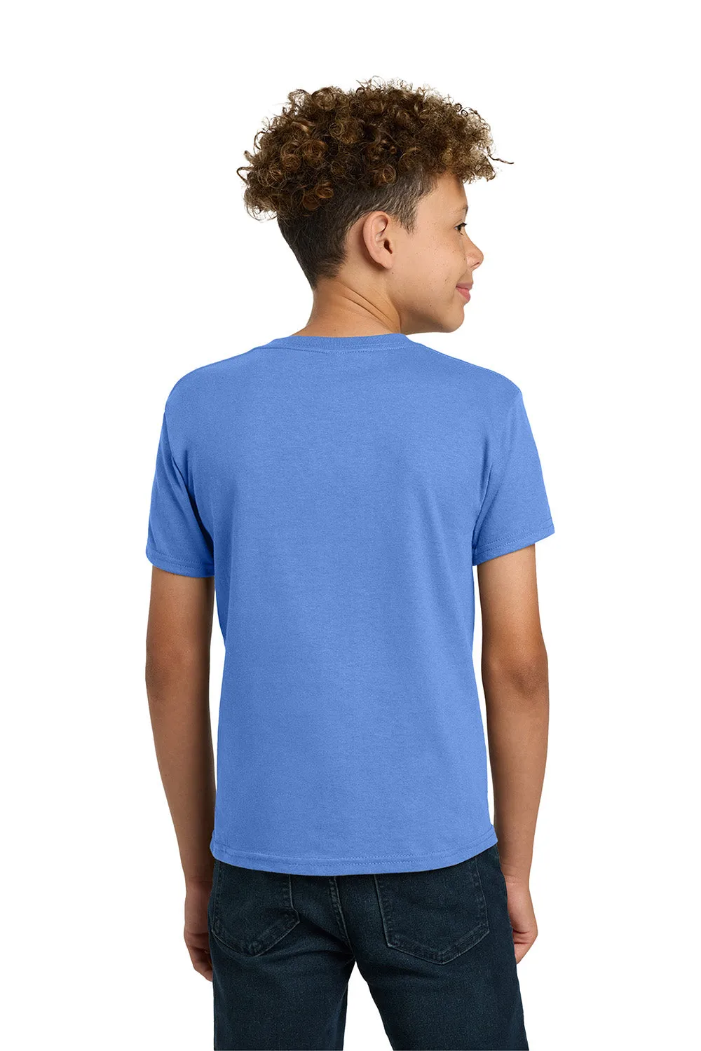Gildan Jugend Kurzarm Rundhals T-Shirt - Carolina Blau
