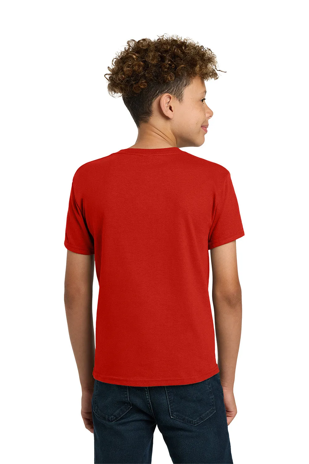 Gildan Jugend Kurzarm Rundhals T-Shirt - Rot