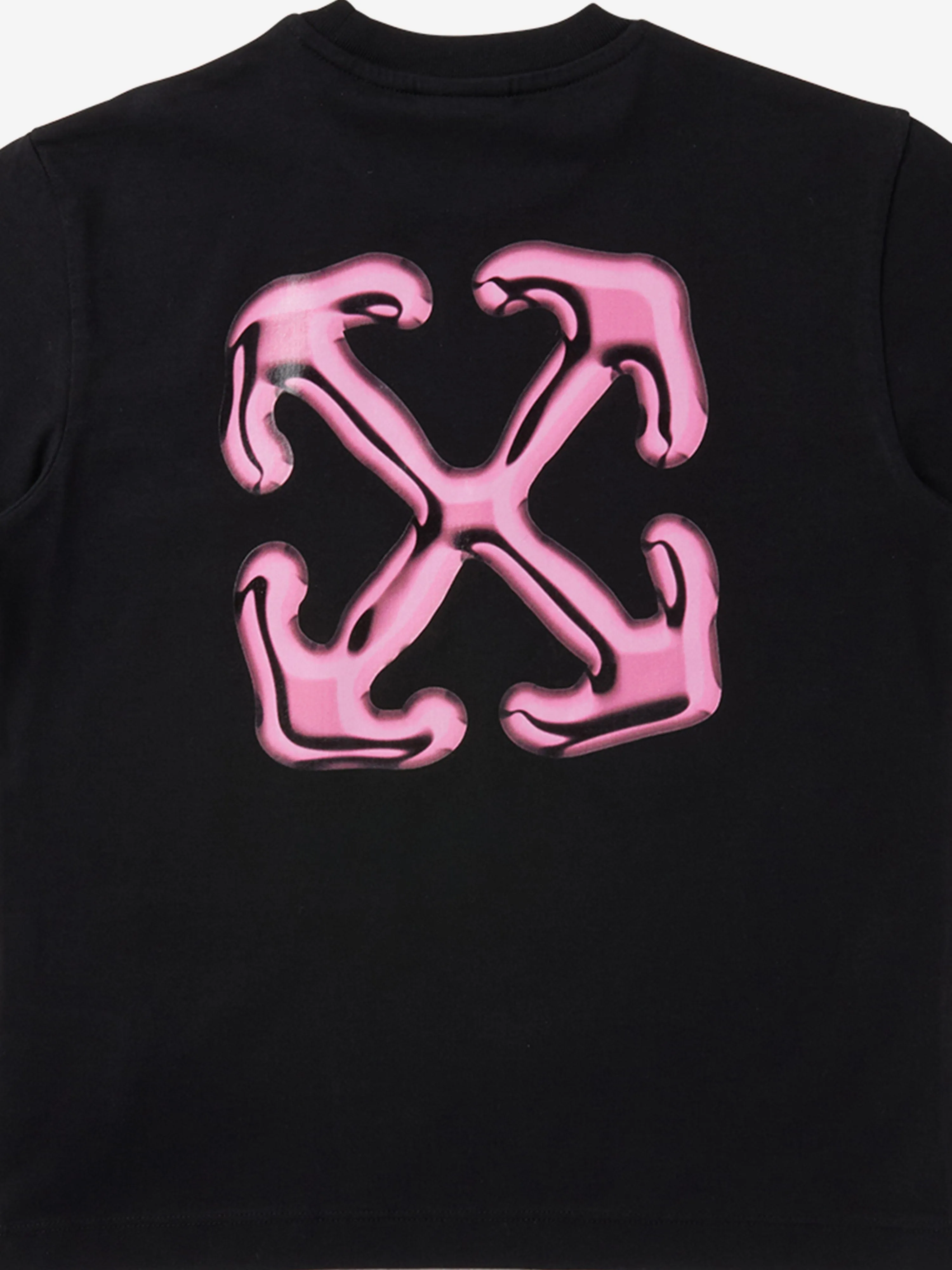 Mädchen Ballon Pfeil T-Shirt in Schwarz