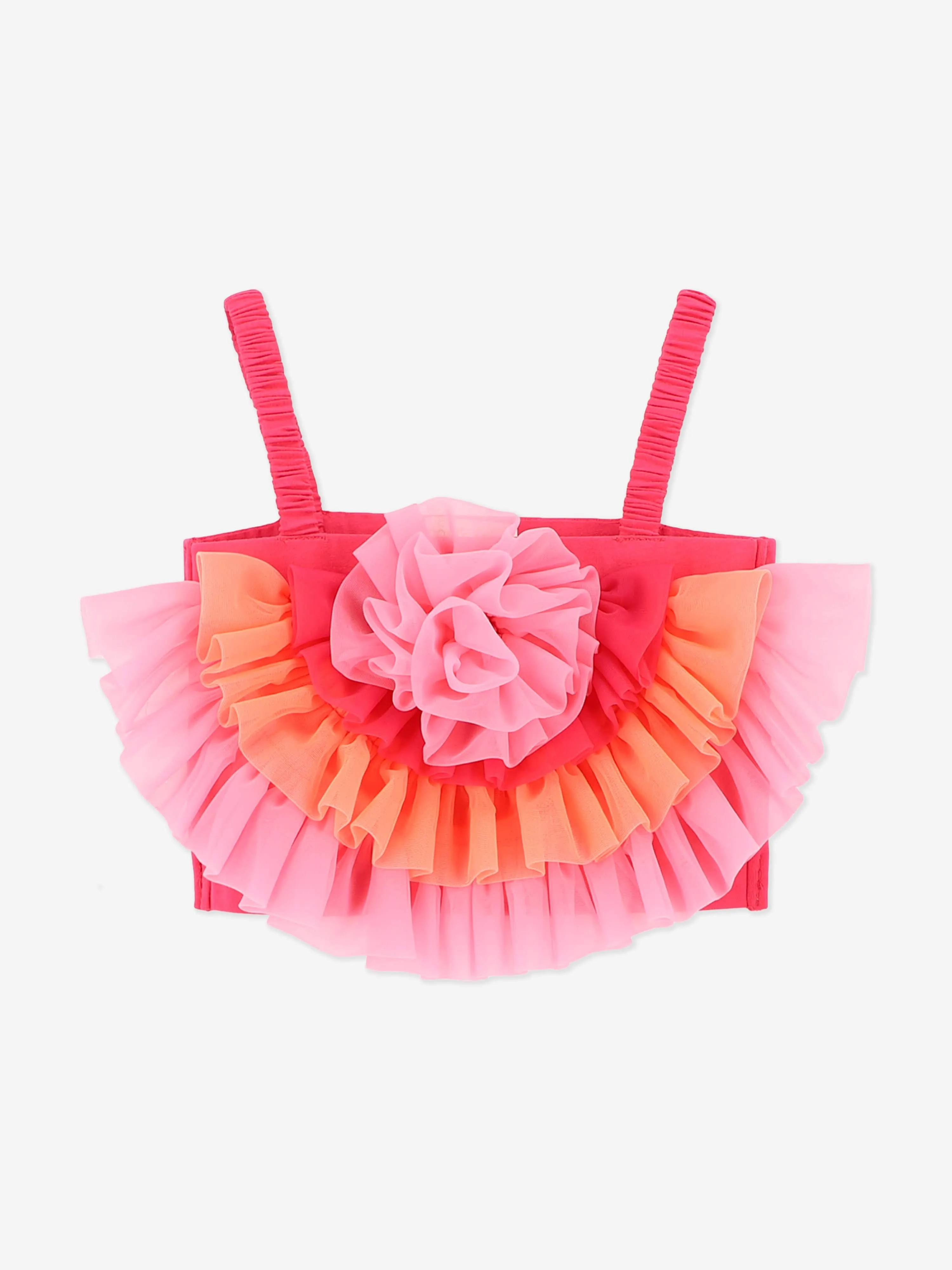 Mädchen Rosetta Blooming Marvellous Tüll Top in Pink