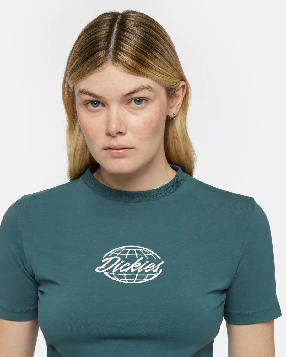 Globe T-Shirt in Lincoln Grün