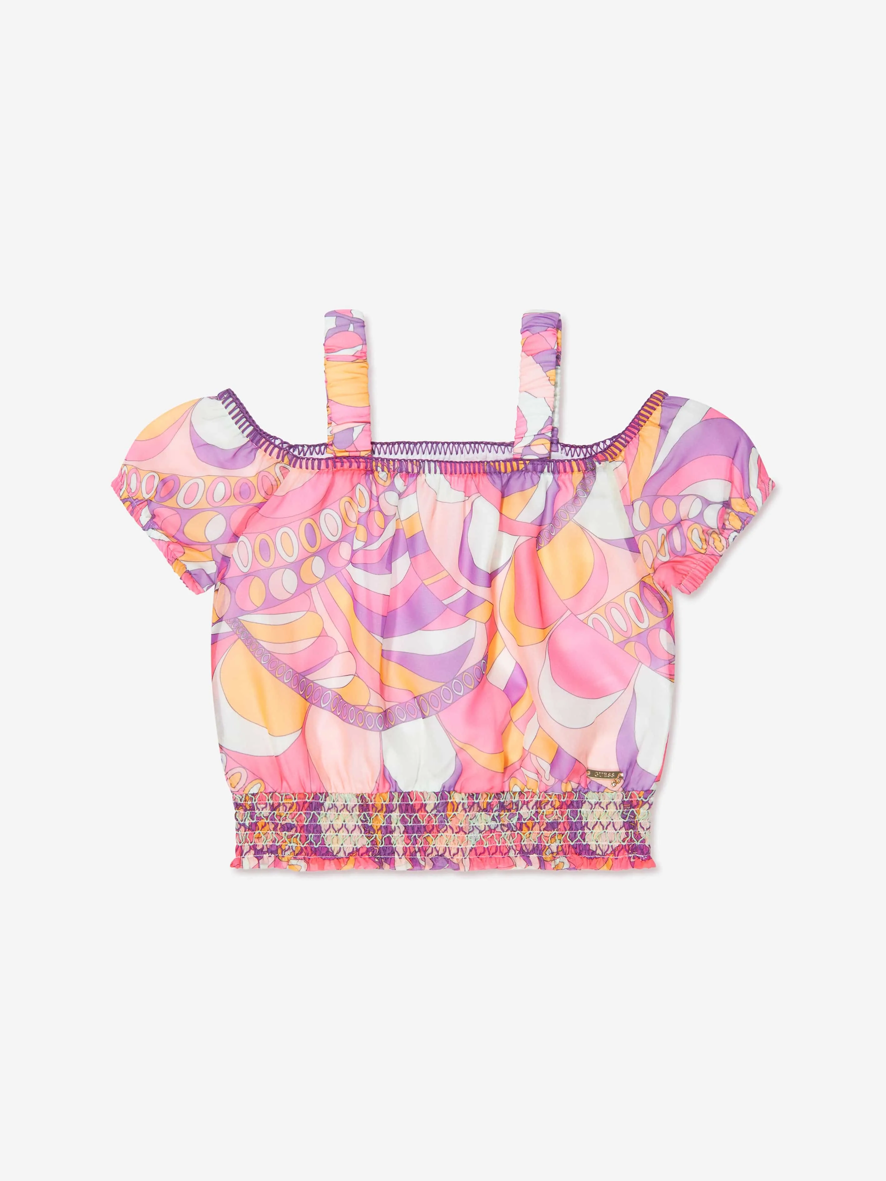 Guess Girls Chiffon Top in Mehrfarben