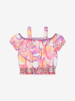 Guess Girls Chiffon Top in Mehrfarben