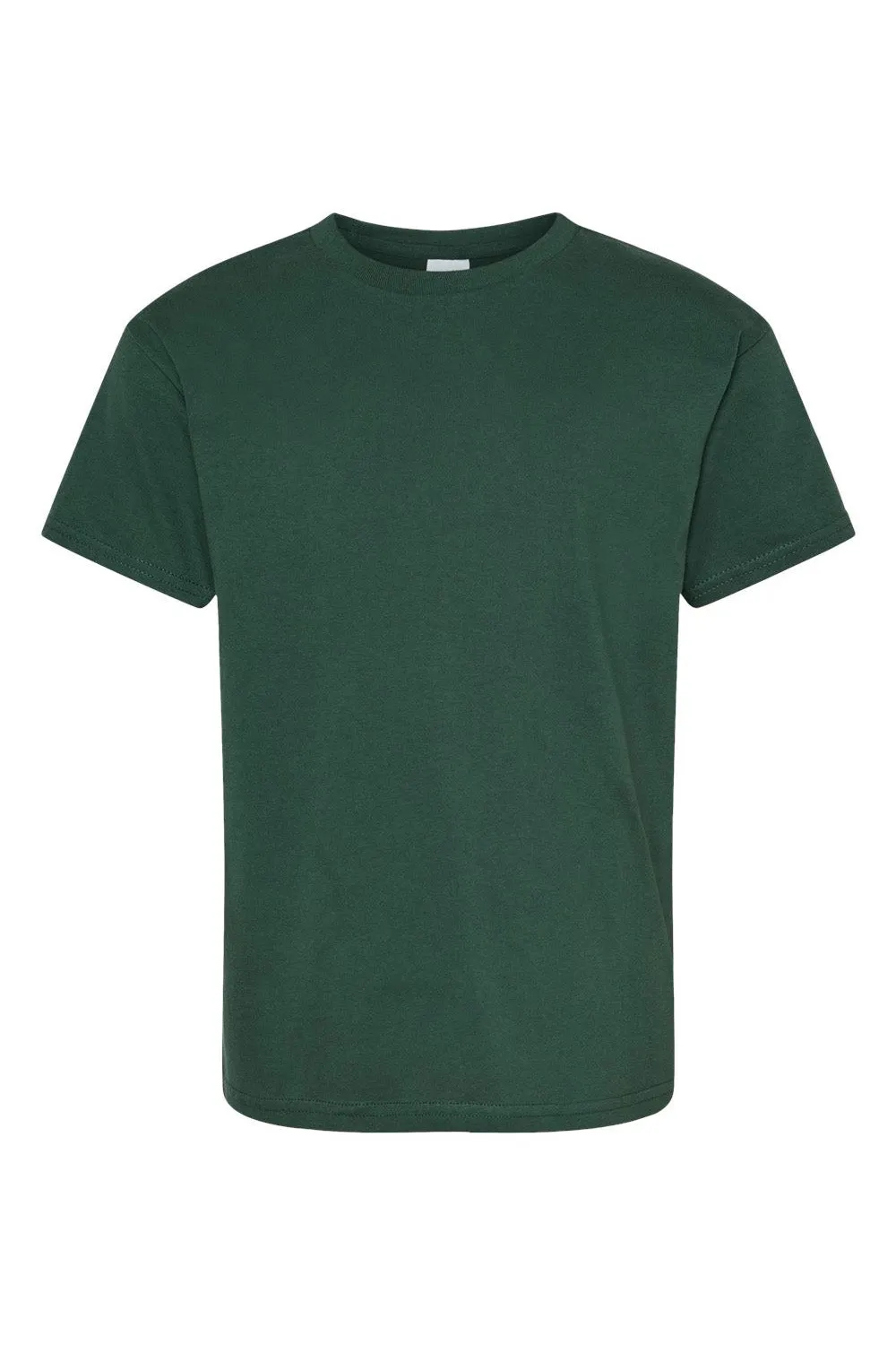 Hanes Youth ComfortSoft Kurzarm Rundhals T-Shirt - Sportliches Dunkelgrün